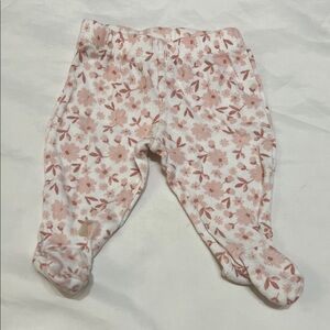 “Bundle 10/$13” carters newborn girl Floral Baby Footed Pants